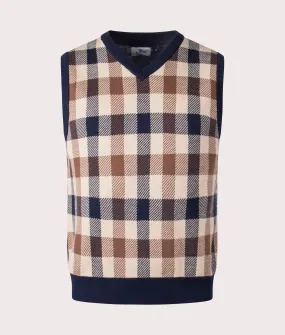 Active Club Check Sweater Vest