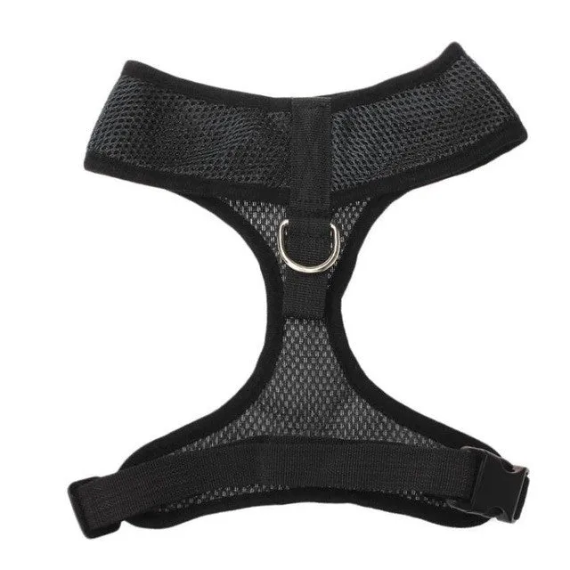 Adjustable Comfort Soft Breathable Dog Harness Pet Vest Rope Dog Chest Strap Leash Set Collar Leads Harness MTY3 Levert Dropship