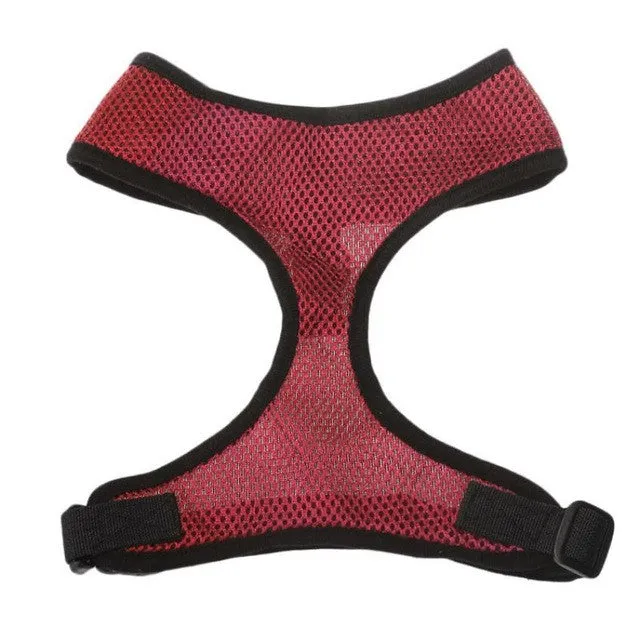 Adjustable Comfort Soft Breathable Dog Harness Pet Vest Rope Dog Chest Strap Leash Set Collar Leads Harness MTY3 Levert Dropship