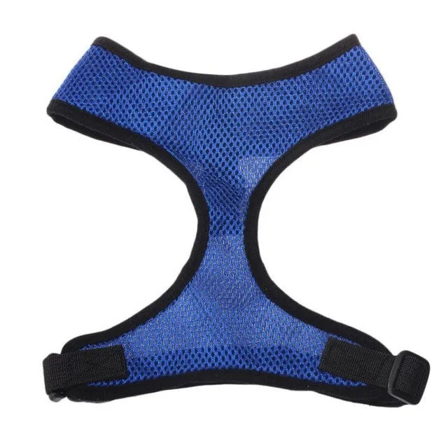Adjustable Comfort Soft Breathable Dog Harness Pet Vest Rope Dog Chest Strap Leash Set Collar Leads Harness MTY3 Levert Dropship