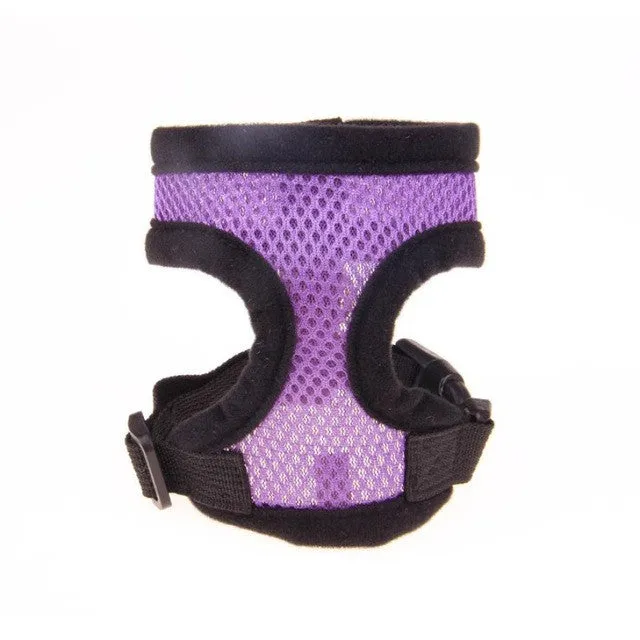 Adjustable Comfort Soft Breathable Dog Harness Pet Vest Rope Dog Chest Strap Leash Set Collar Leads Harness MTY3 Levert Dropship