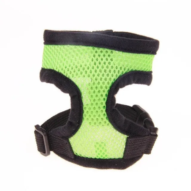 Adjustable Comfort Soft Breathable Dog Harness Pet Vest Rope Dog Chest Strap Leash Set Collar Leads Harness MTY3 Levert Dropship