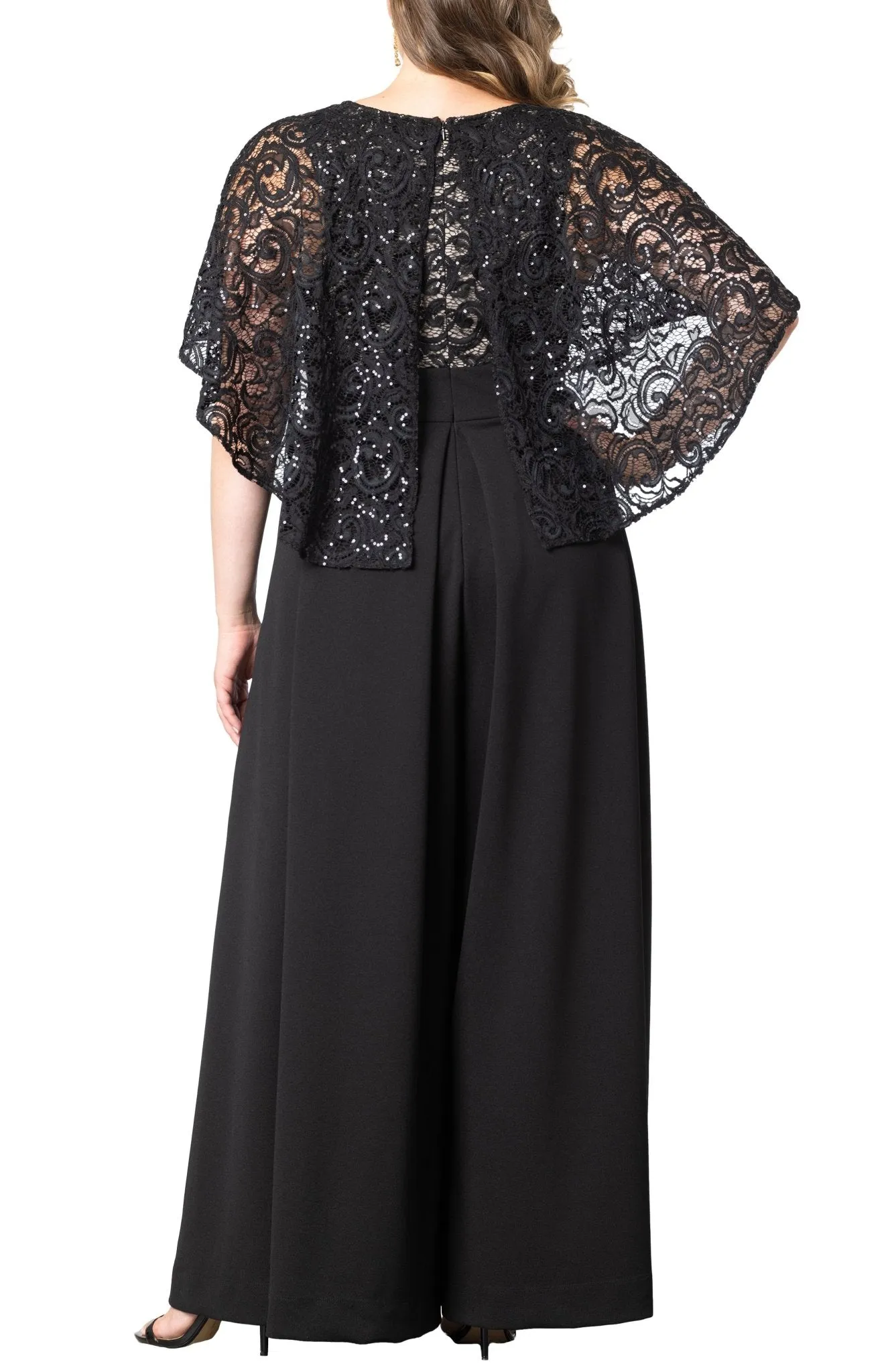 Alluring Sequins Formal Jumpsuit - Plus