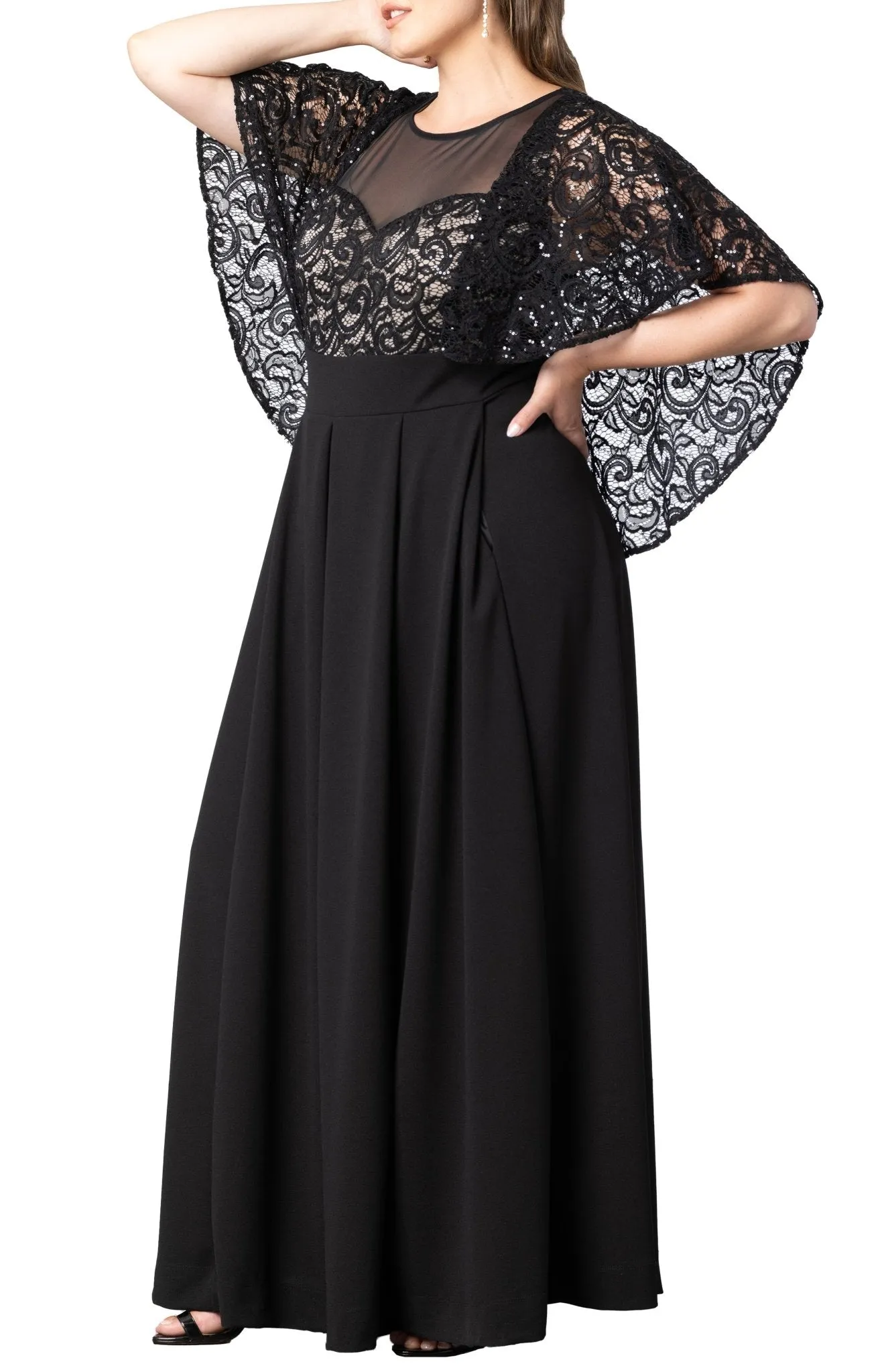 Alluring Sequins Formal Jumpsuit - Plus
