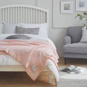 Atkincel Pink Cellular Pure New Wool Blanket