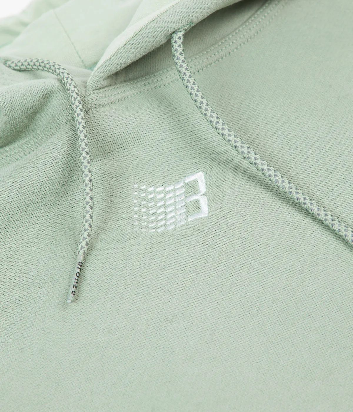 Bronze 56K Embroidered B Midweight Hoodie - Seafoam