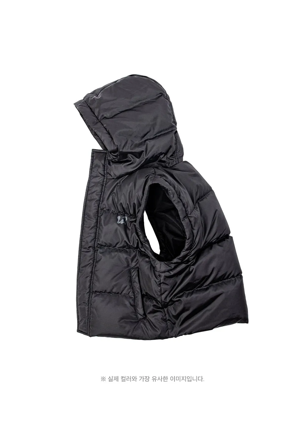 Cloud short padding vest black