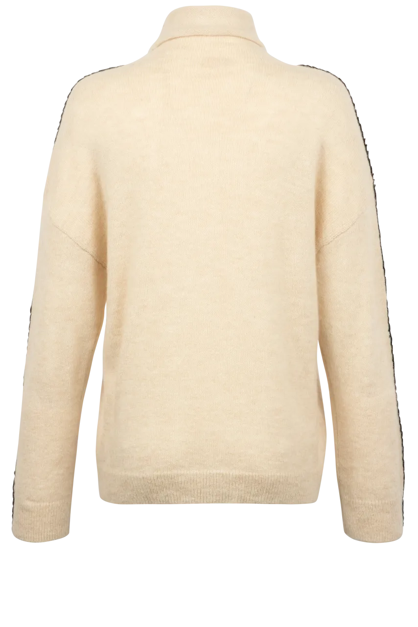 Dylan Daisy Blanket Stitch Sweater