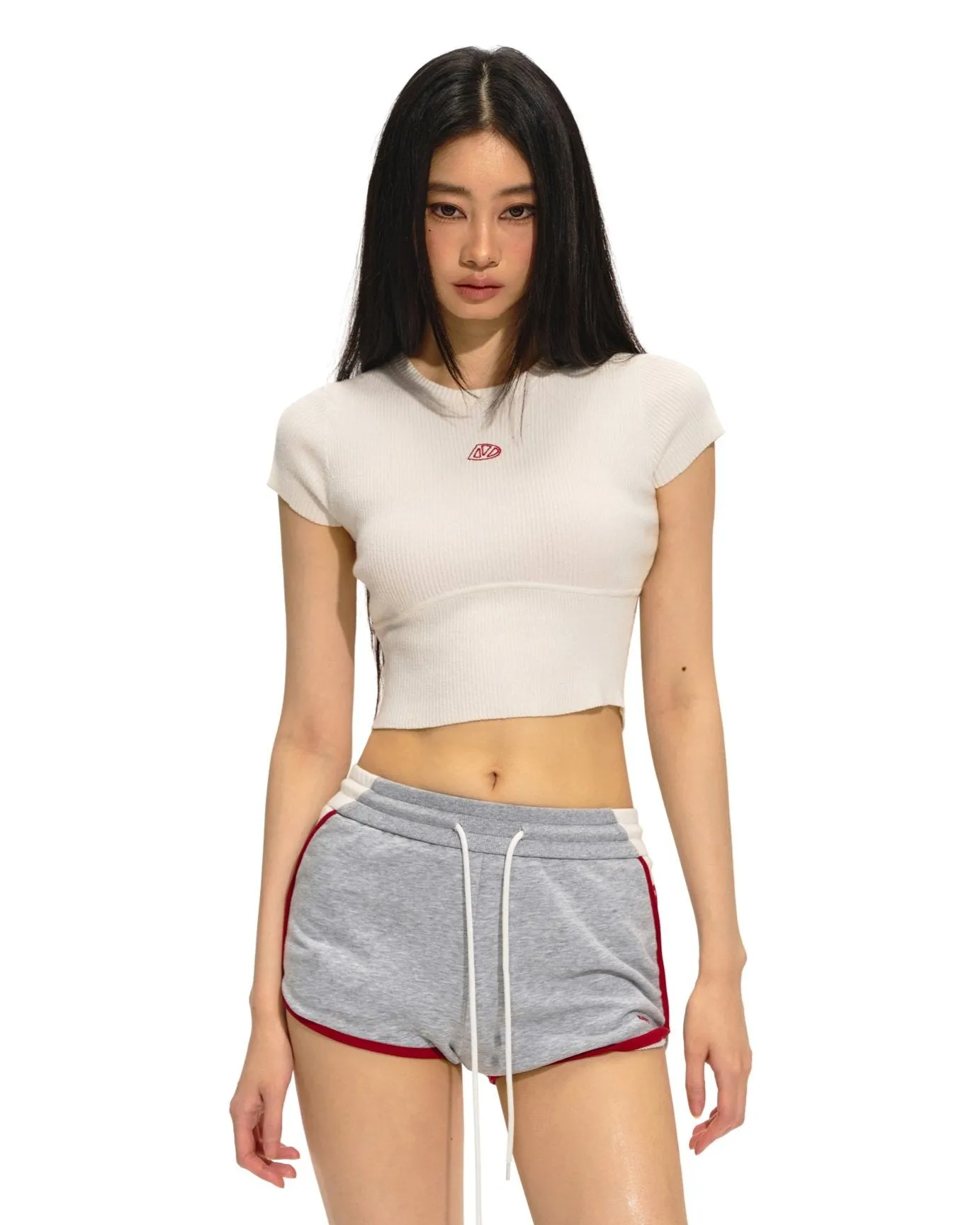 Elite Flutter Sleeve Knit Tee