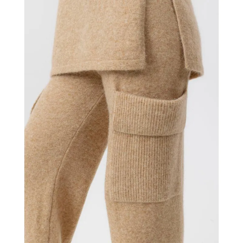 Holebrook Matilda Alpaca/Merino Ladies Turtleneck Jumper - Caramel