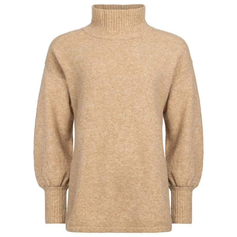 Holebrook Matilda Alpaca/Merino Ladies Turtleneck Jumper - Caramel