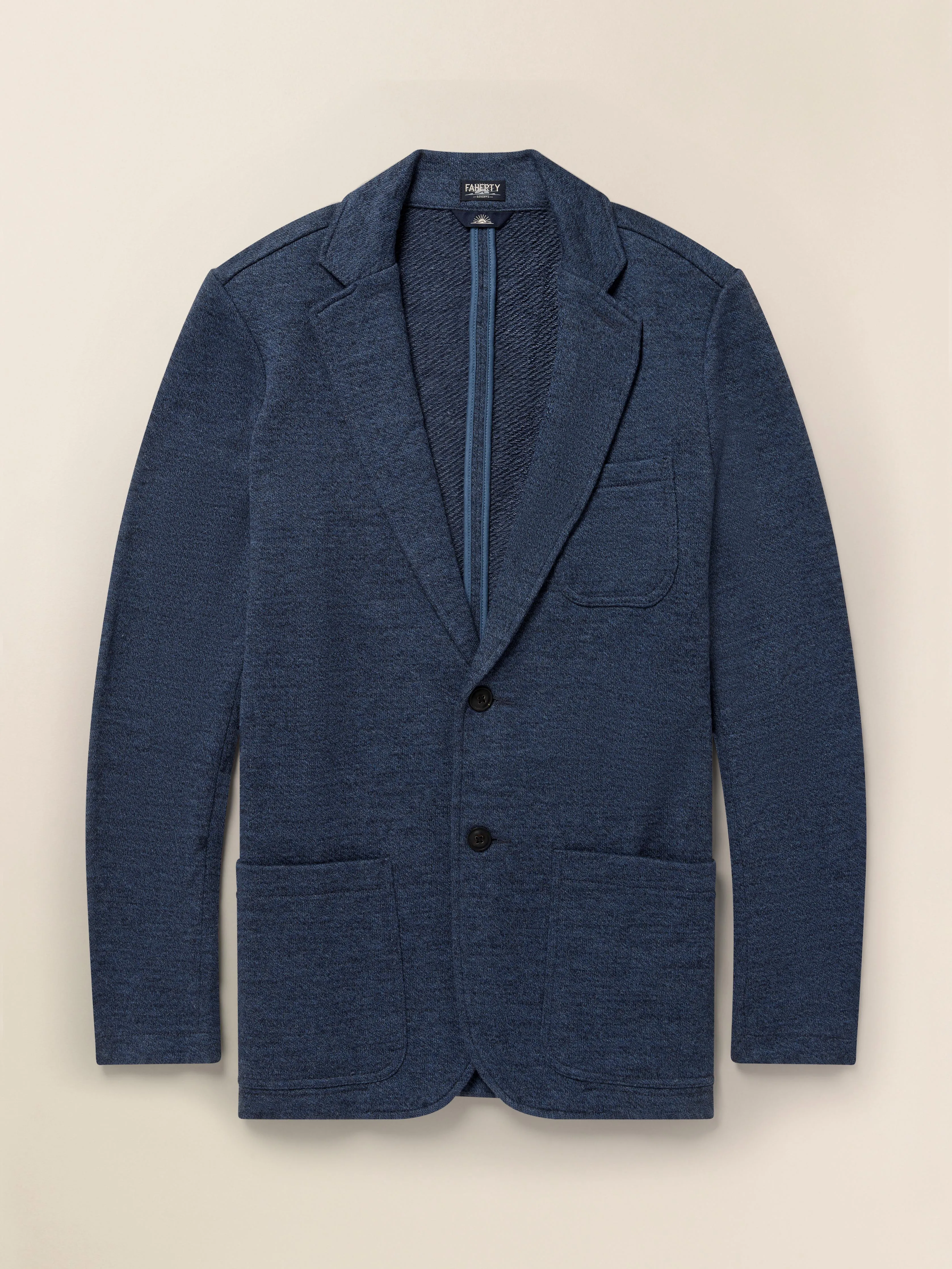 Inlet Knit Blazer (Tall) - Deep Navy Melange
