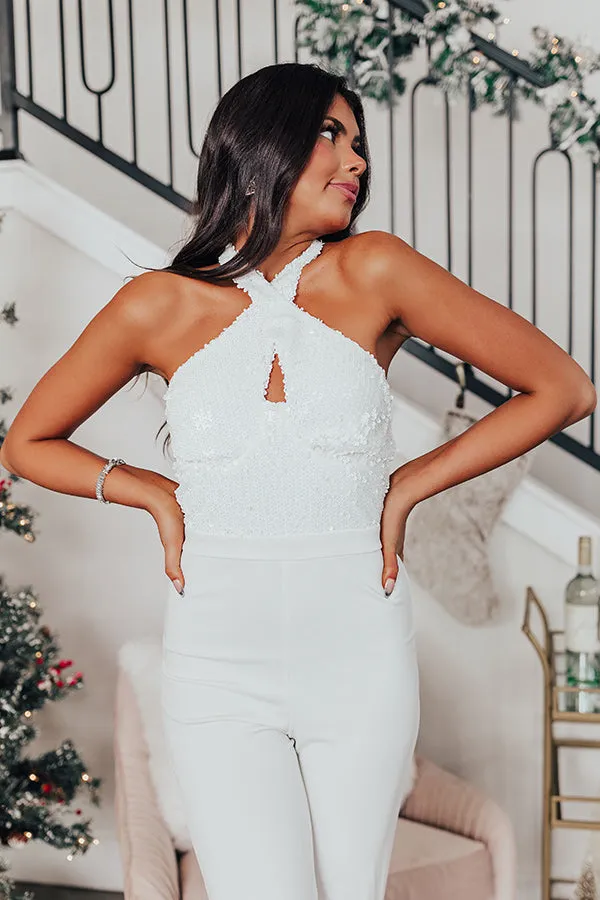 Invitation Only Sequins Jumpsuit