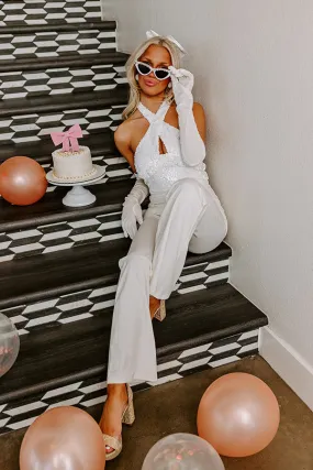 Invitation Only Sequins Jumpsuit