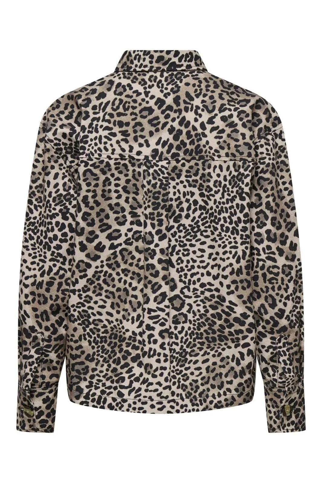 JDY - JDYray L/S Shacket Dia - 4728675 Pumice Stone Leo