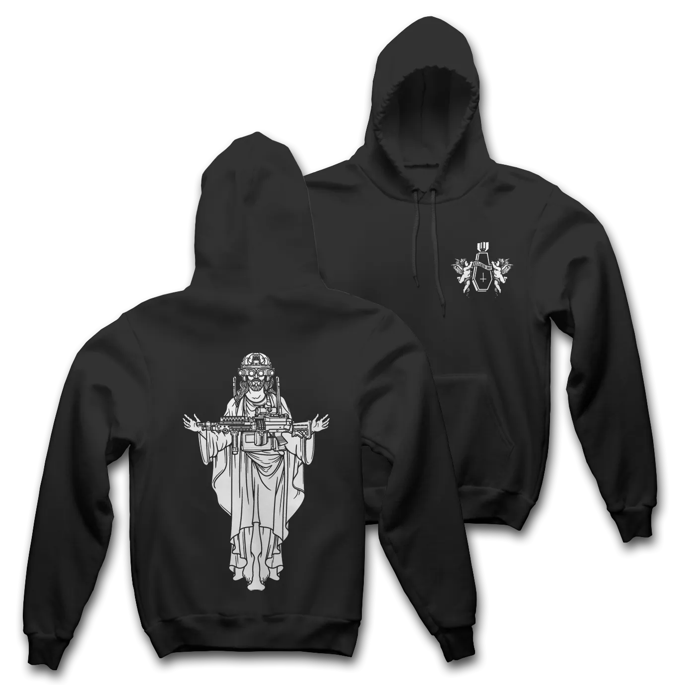 JESUS, TAKE THE SAW - BLK HOOD