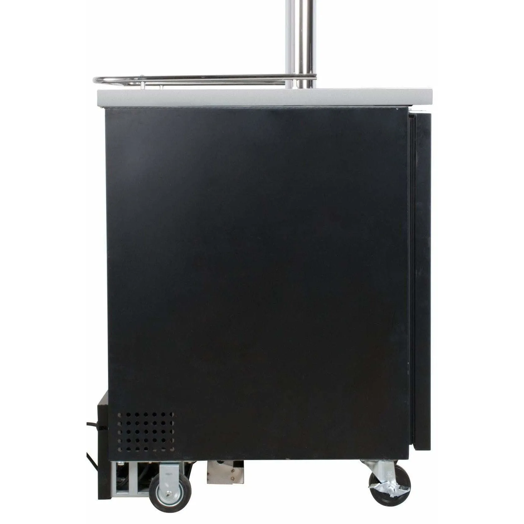 Kegco 24" Wide Four Tap Black Kegerator XCK-1B-4