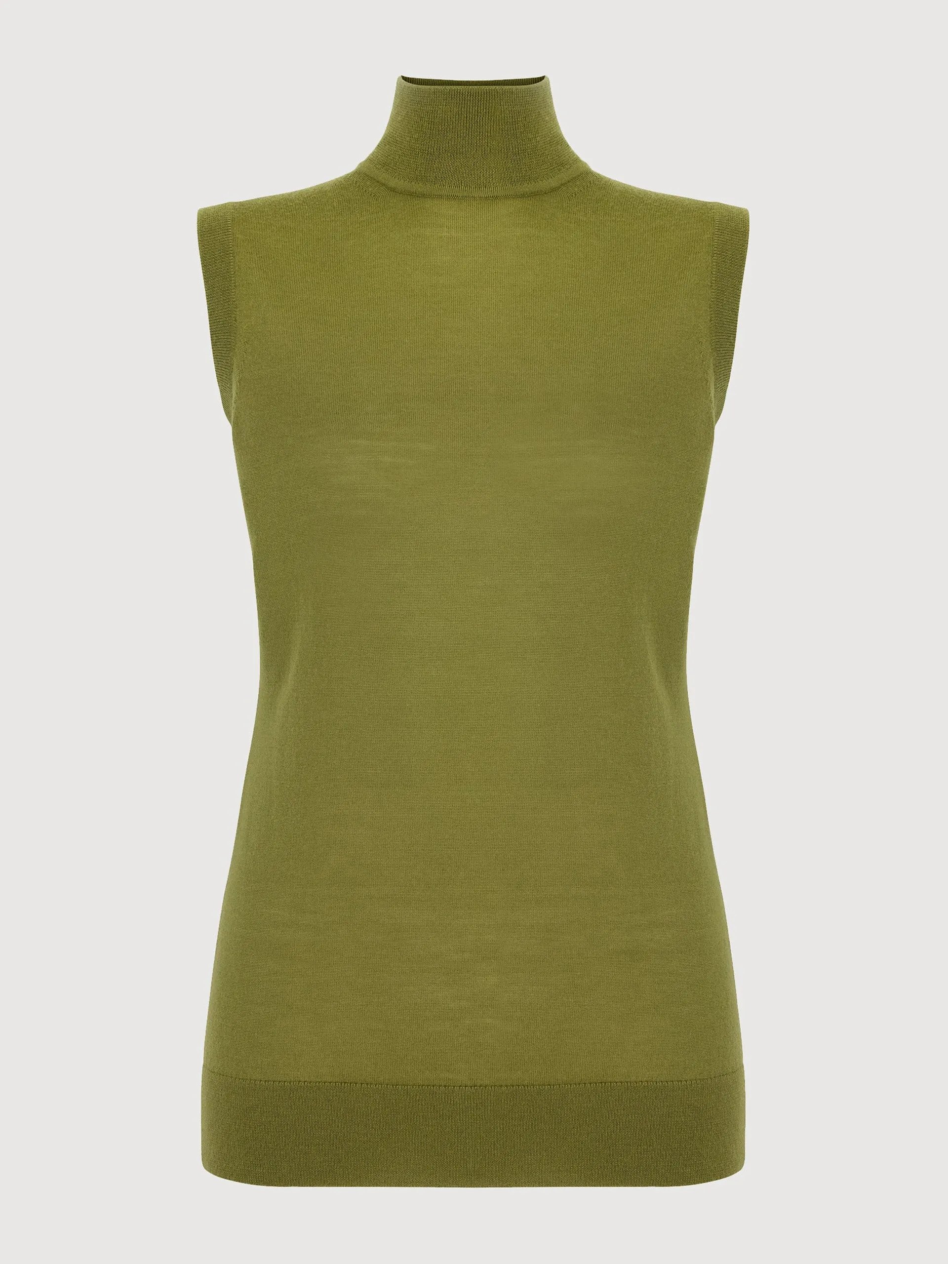 Khaki turtleneck Vito knit