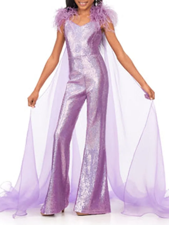 Kids Sequin Jumpsuit