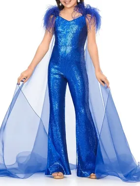 Kids Sequin Jumpsuit