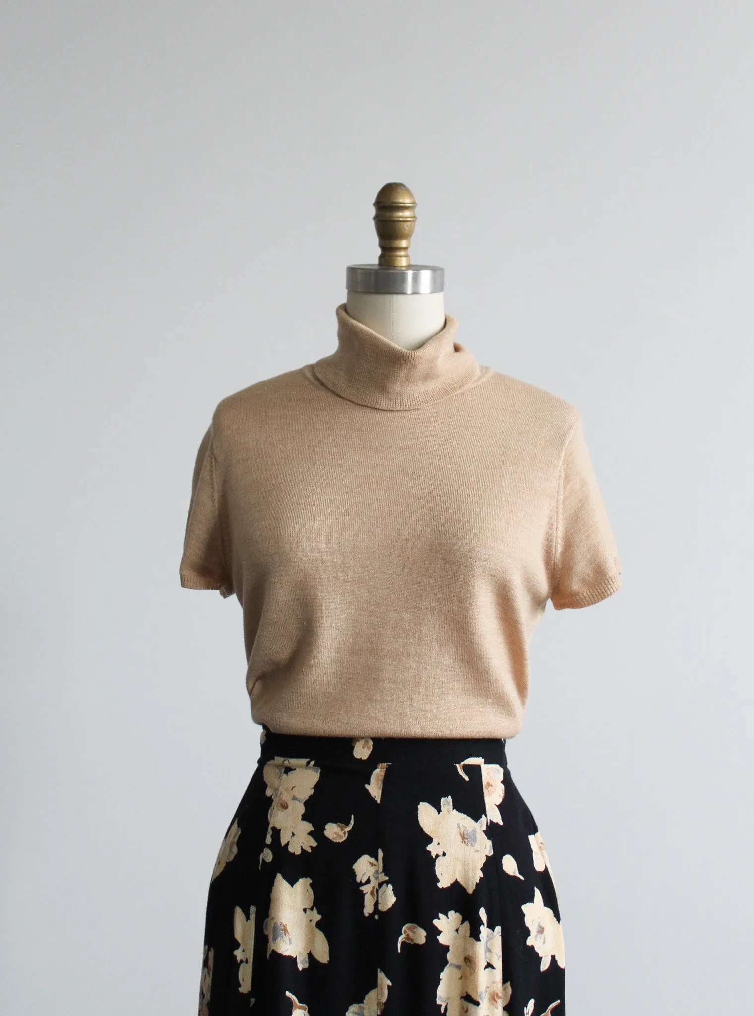 latte wool turtleneck