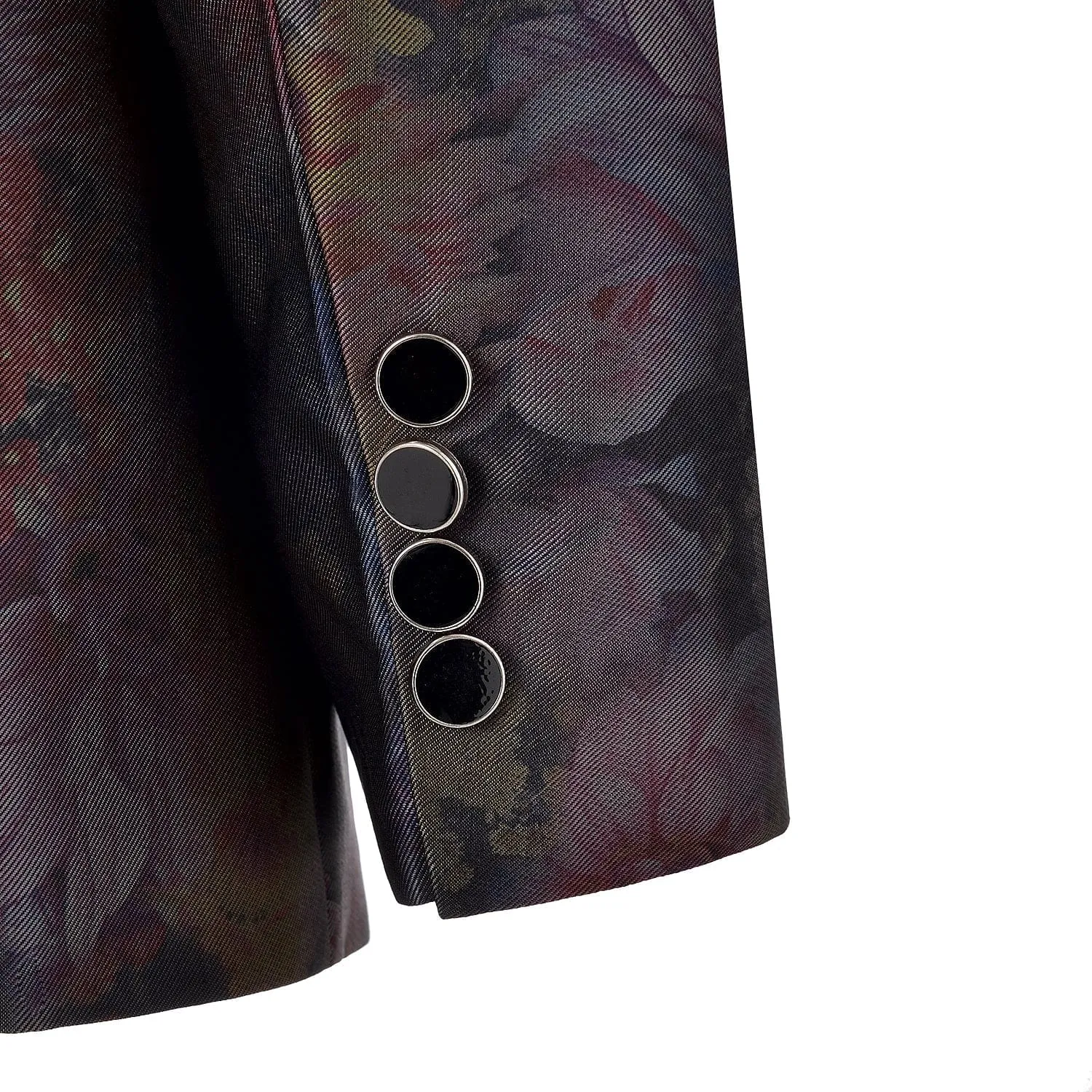 Men's 3 Pieces Shawl Lapel Patterned Tuxedos Wedding Suit (Blazer vest Pants)