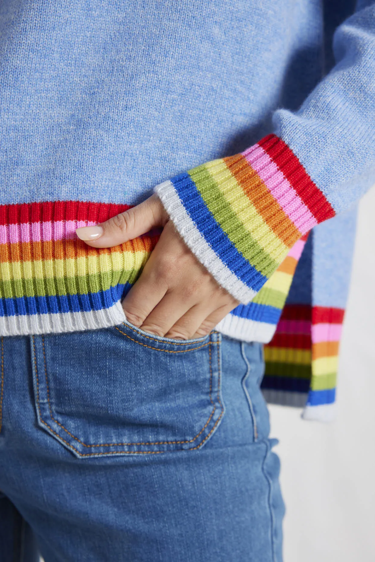 Rainbow Toastie in Dusty Denim