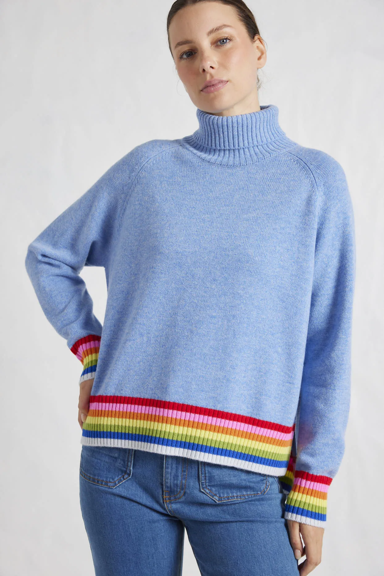 Rainbow Toastie in Dusty Denim