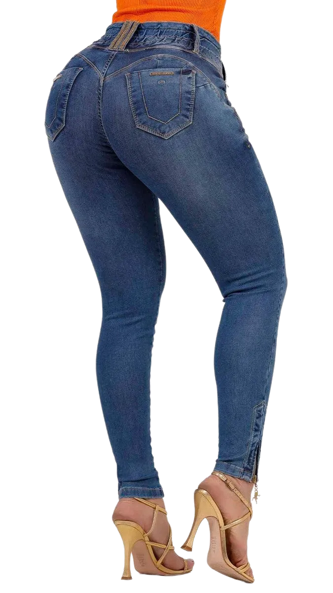 Rhero Women's High Waisted Skinny Jeans Pants 56682
