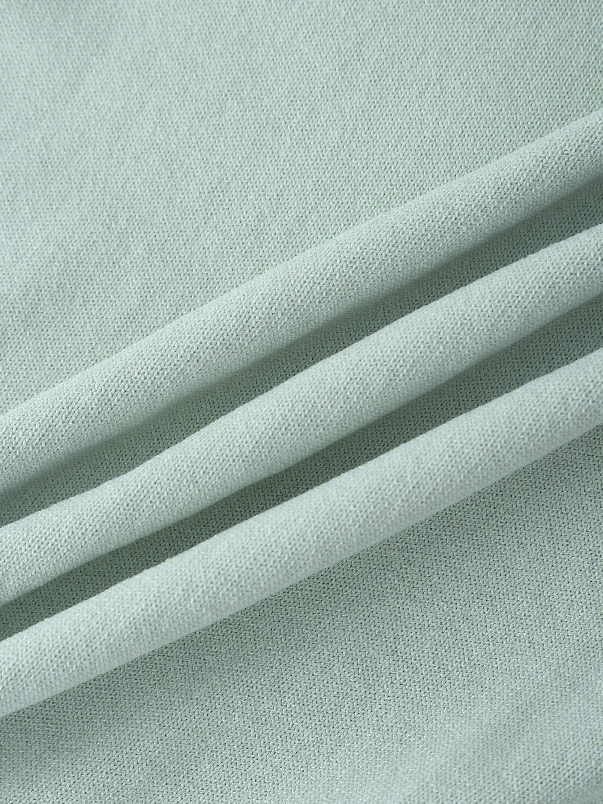 RIBBED WAISTED SWEATER-SAGE GREEN