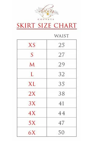 Scary Cats Print Stretch Lycra Skirt