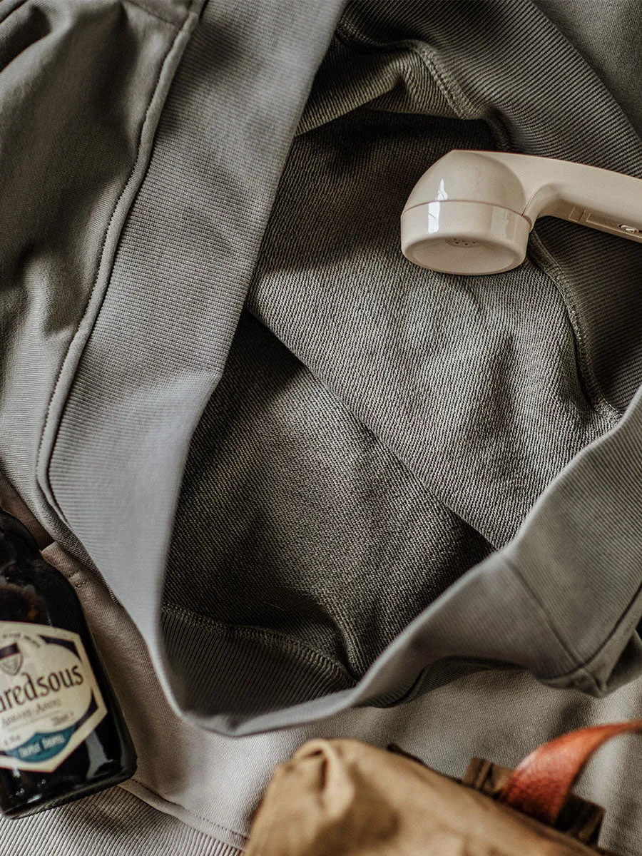 SNAP-BUTTON HOODIE
