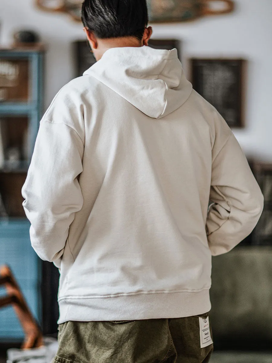 SNAP-BUTTON HOODIE