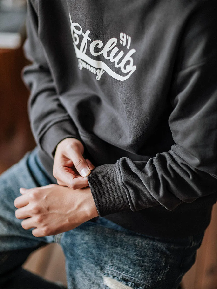 SNAP-BUTTON HOODIE