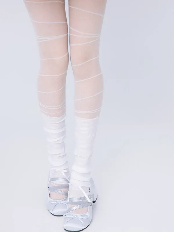 Summer ballet leg warmers