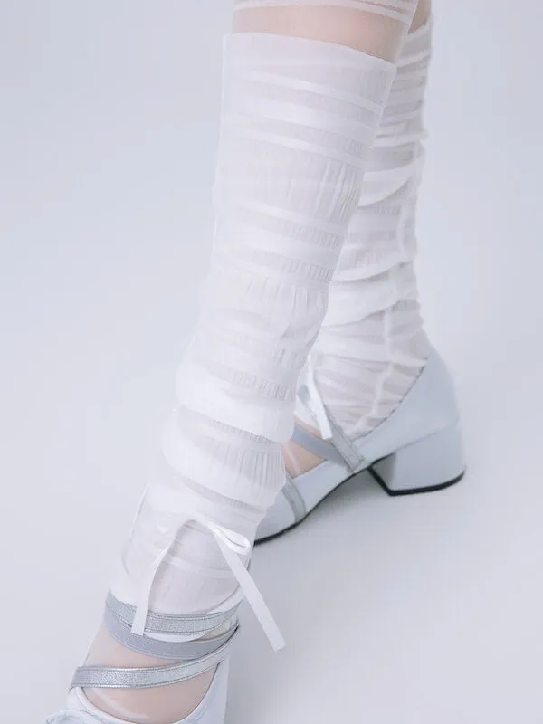 Summer ballet leg warmers