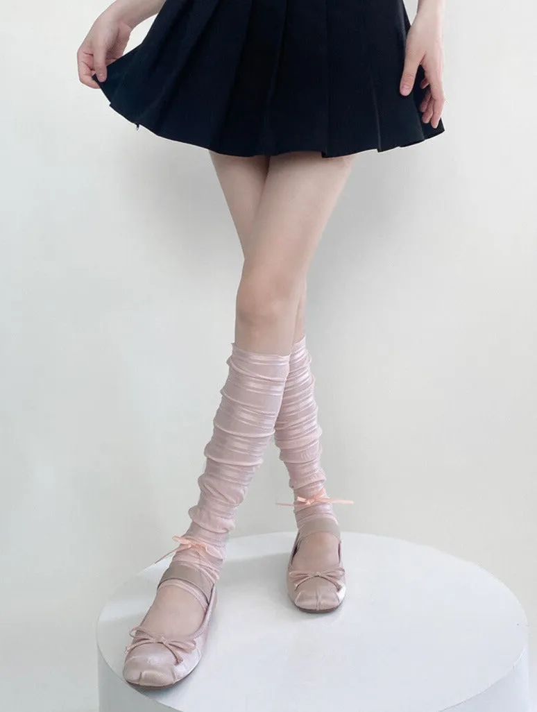 Summer ballet leg warmers