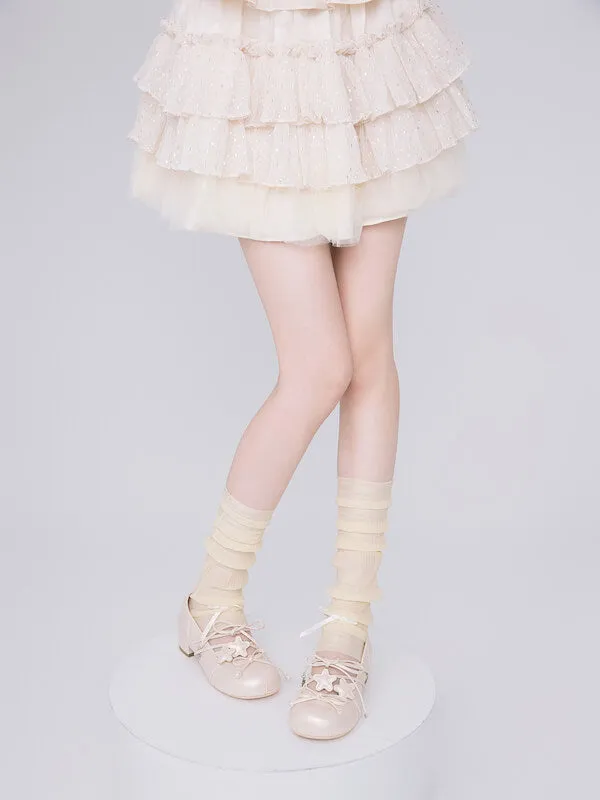 Summer ballet leg warmers