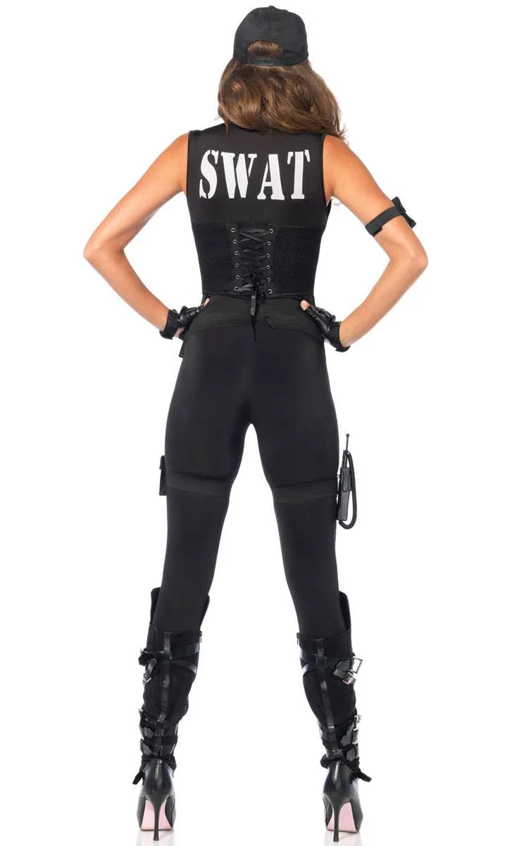 SWAT Commander Sexy Womens Fancy Dress Costume