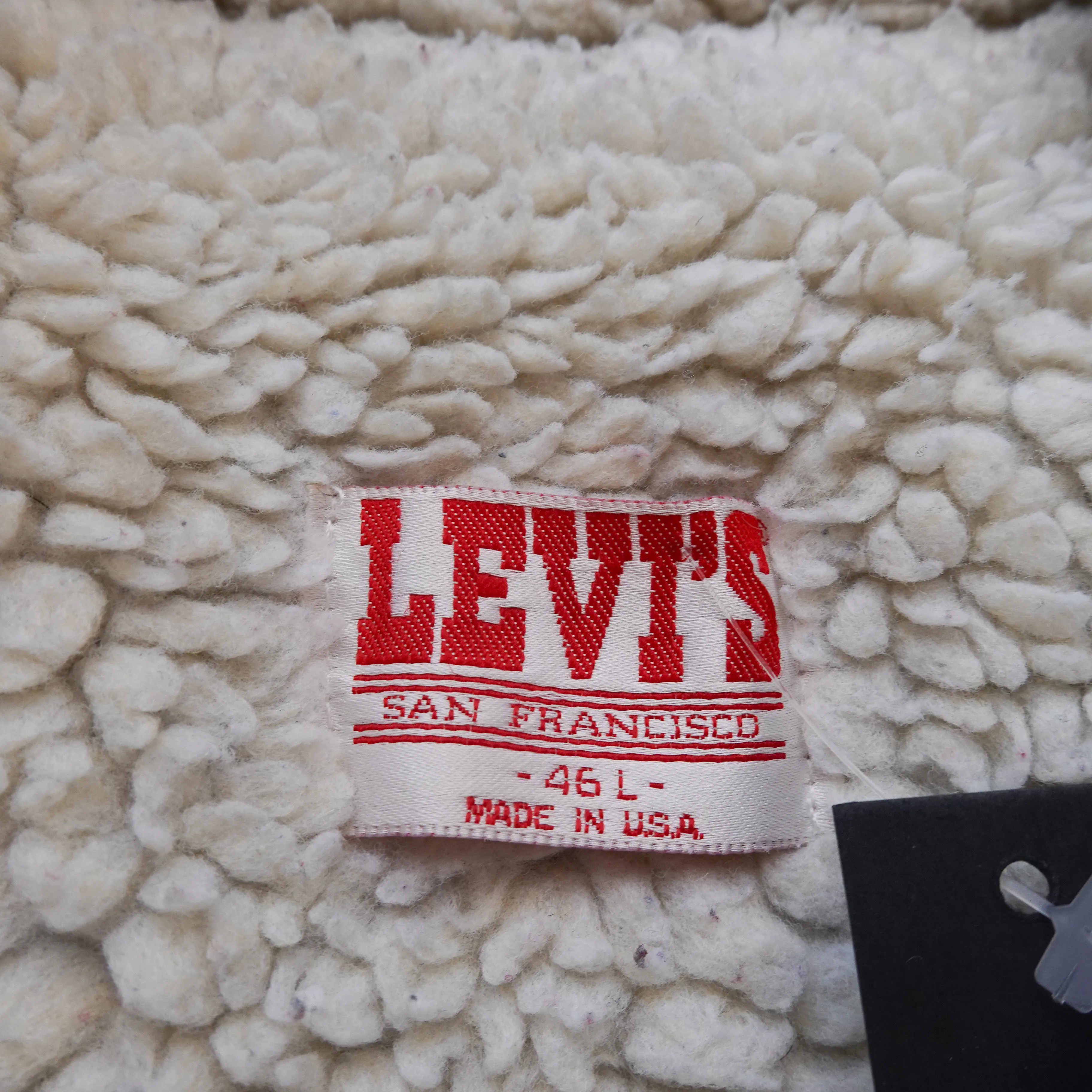 Vintage Levis Sherpa Jacket - Size L