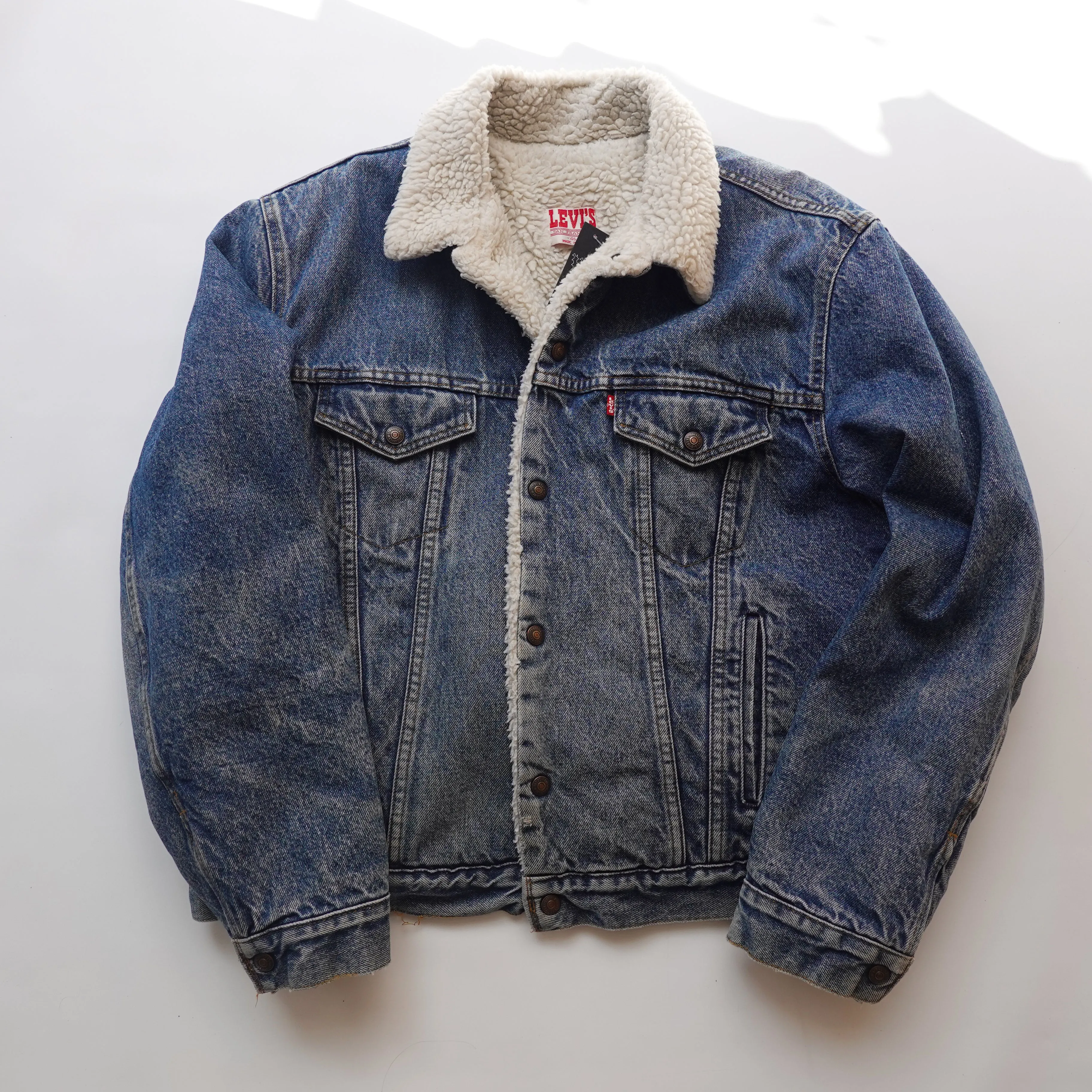 Vintage Levis Sherpa Jacket - Size L