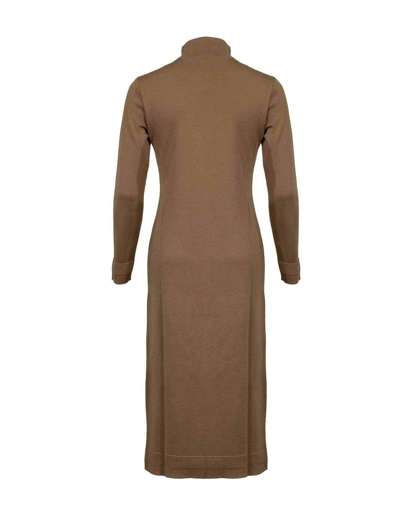 Wool Knit Midi Dress